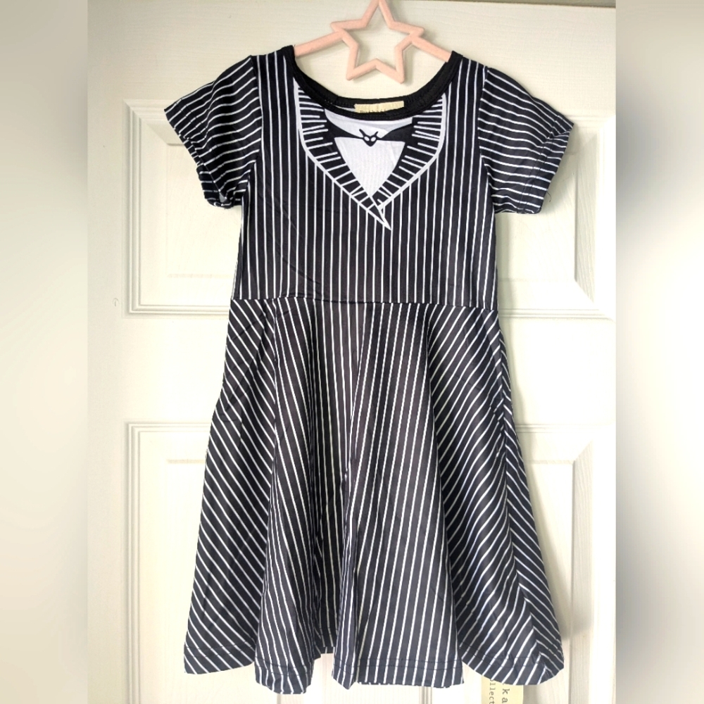 Girl's Mrs. Skellington (Nightmare Before Christmas) Dress. Size 4T.
